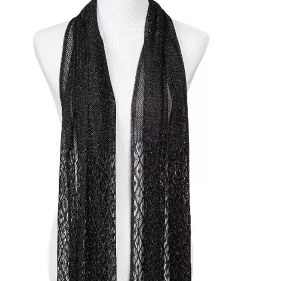 Knit Fringe Evening Wrap - Picture 6 of 6